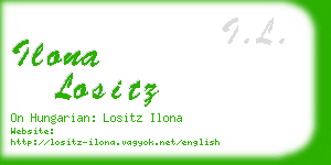 ilona lositz business card